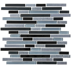 Anatolia Bliss Glass & Slate Linear Black Timber